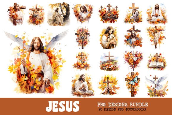 Fall for Jesus Christ Retro Bundle T-Shirt Designs Review