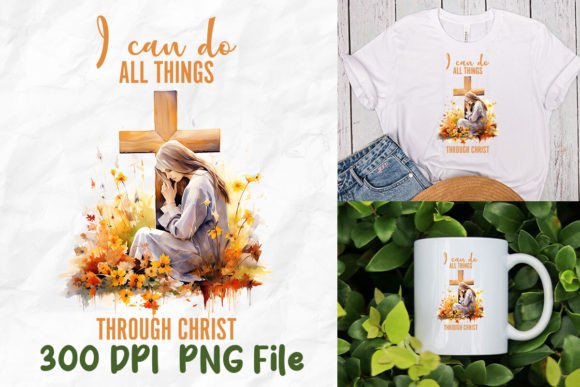 I Can Do All Things Through Christ Jesus T-Shirt Designs