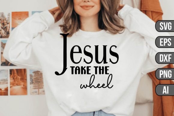 Jesus Take the Wheel: T-Shirt Designs for Editorial Publishing
