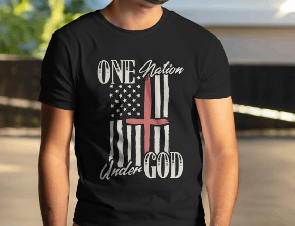 Patriotic USA Flag SVG, Christian SVG & T-Shirt Designs