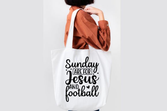 Sunday Are for Jesus and FootbCraft SVG for T-Shirt Designs
